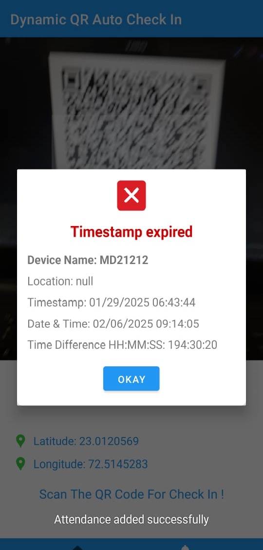 Bonrix Dynamic QR-Based Auto Check-in System Screenshot 8