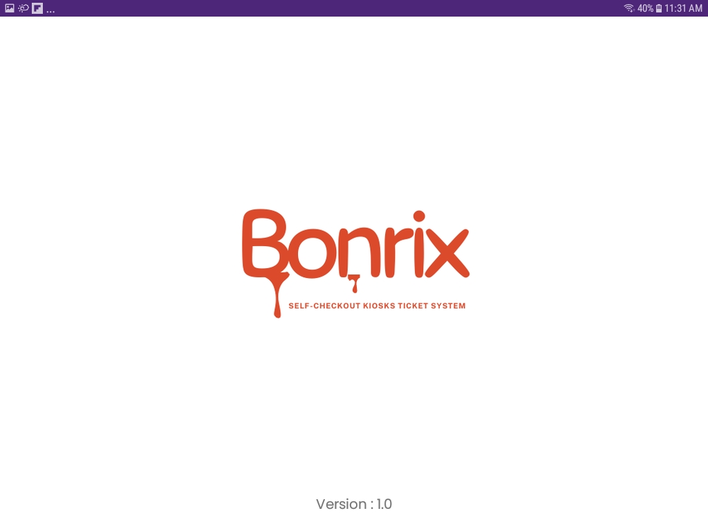 Bonrix Self-Service Ticket Kiosk Screenshot 1