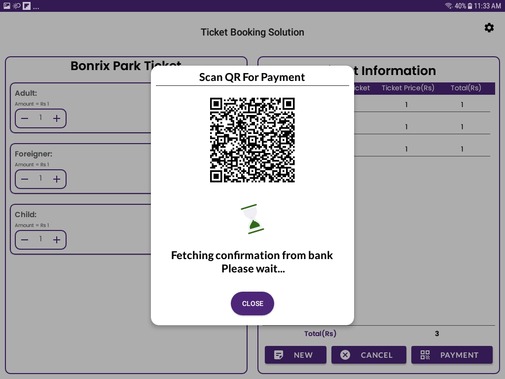 Bonrix Self-Service Ticket Kiosk Screenshot 6