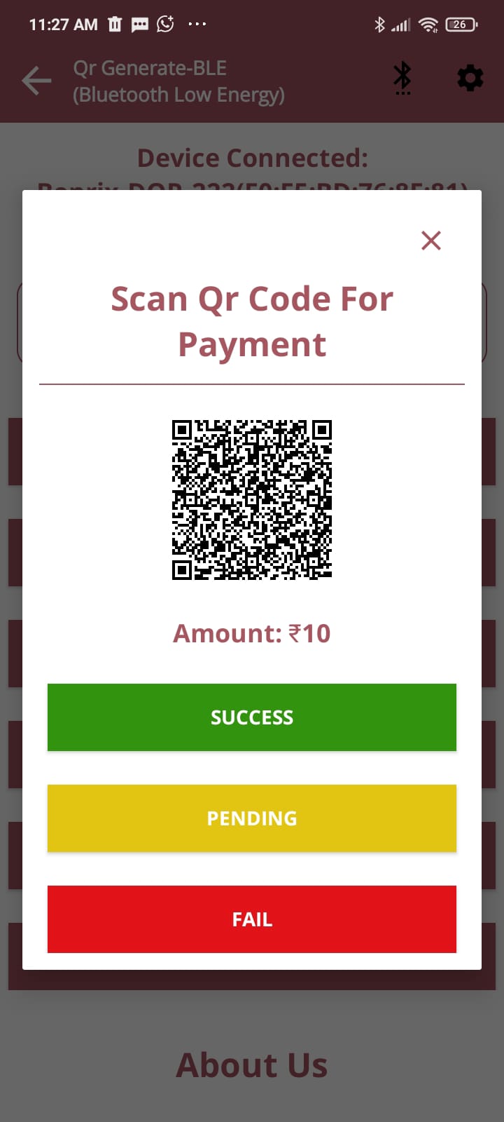 DQR-222 android app Screenshot 3