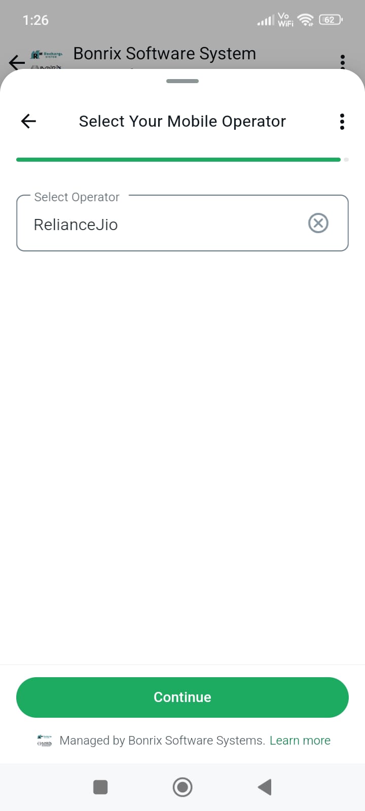 Recharge with Payment Whatsapp Flow screenshot 3