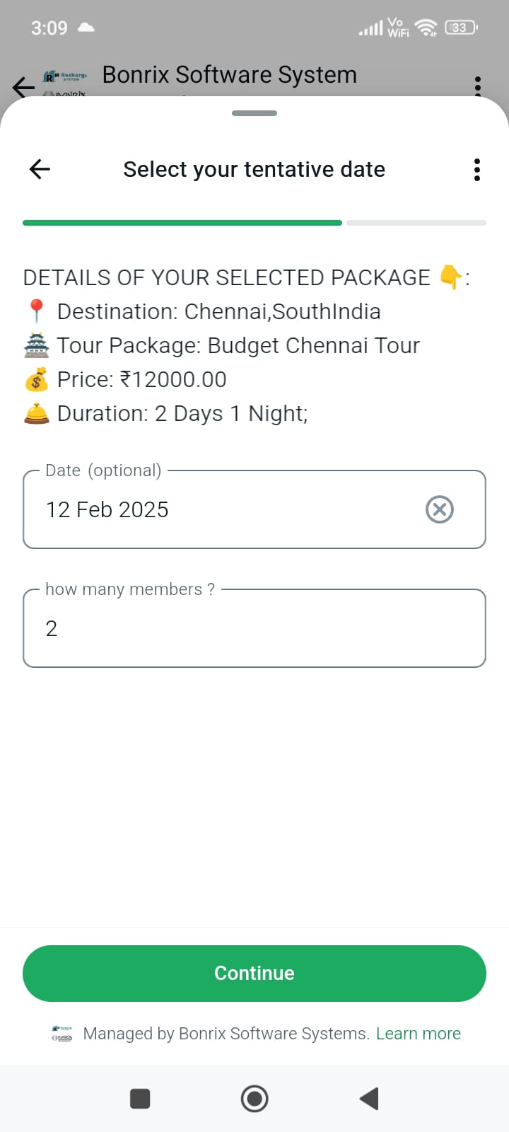 Tour Booking Flow Screenshot 6