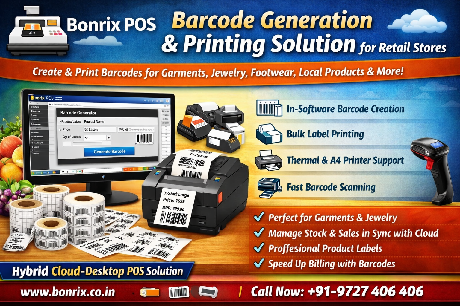 Bonrix Barcode & Labeling Solution