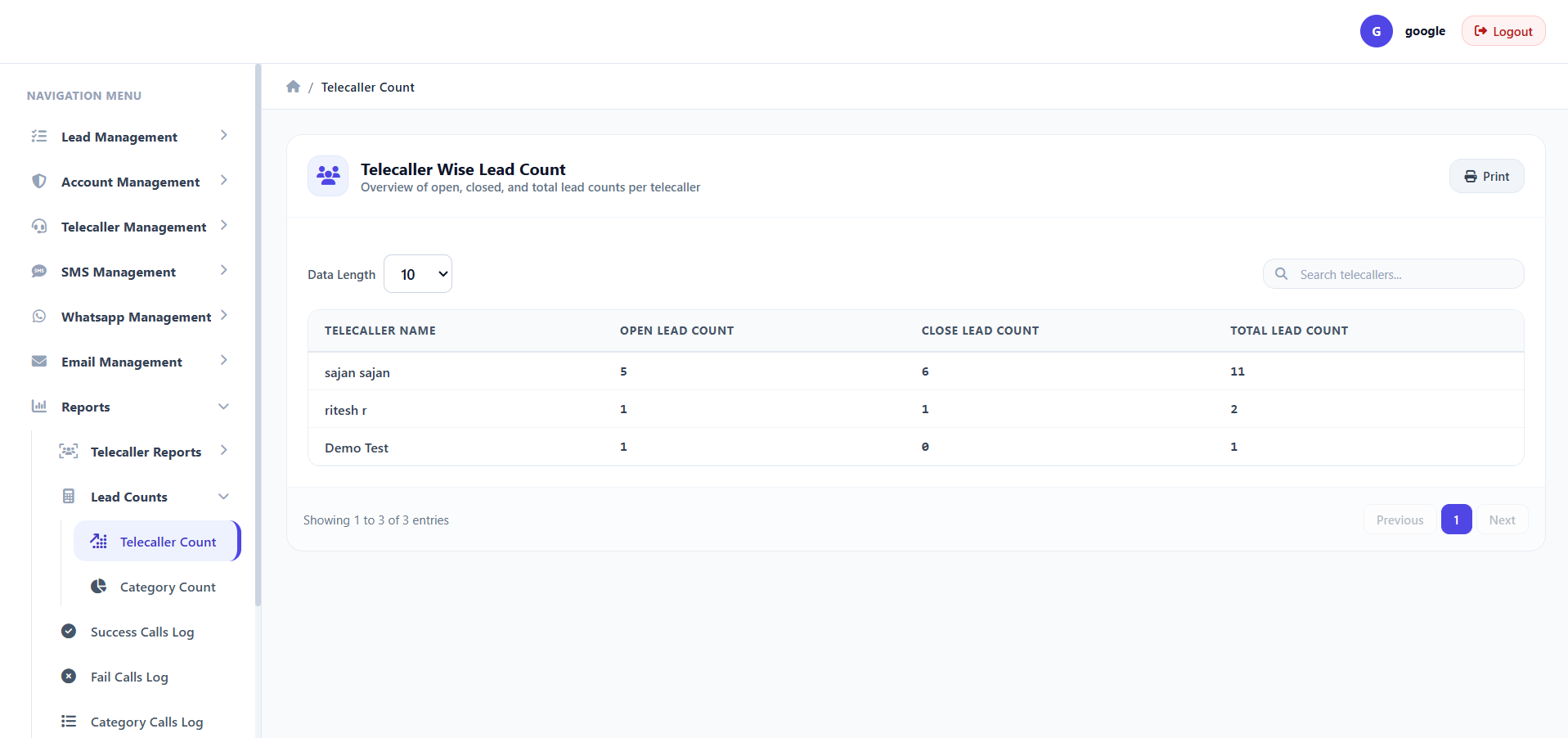 Manager Screen 12