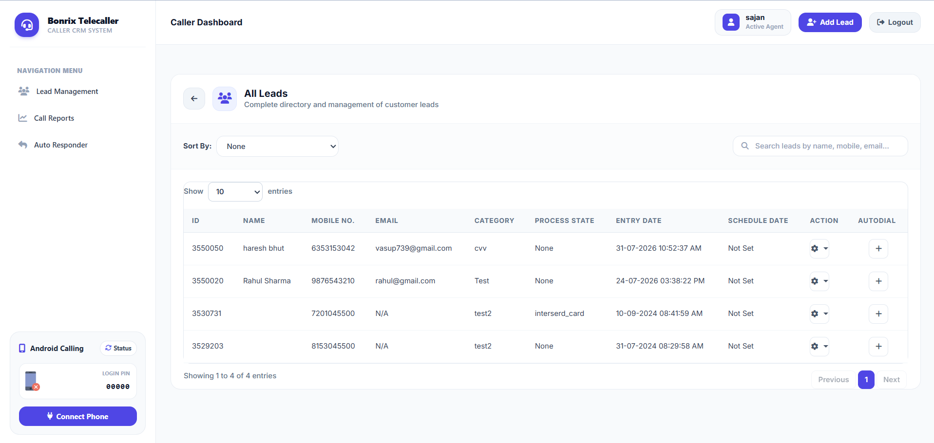 Manager Screen 3