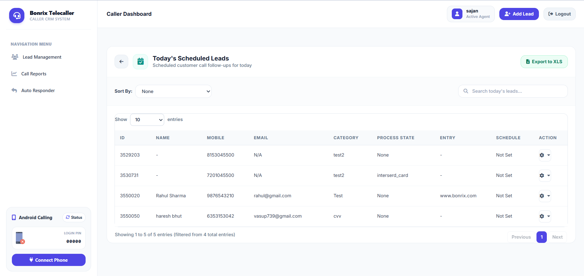 Manager Screen 5